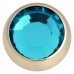 Titan Zirconline® – Jewelled Internally Threaded zircon blue